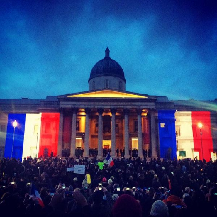 Illustration de l'article : Les plus belles images de la marche r&eacute;publicaine du 11 janvier 2015