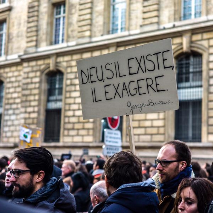 Illustration de l'article : Les plus belles images de la marche r&eacute;publicaine du 11 janvier 2015