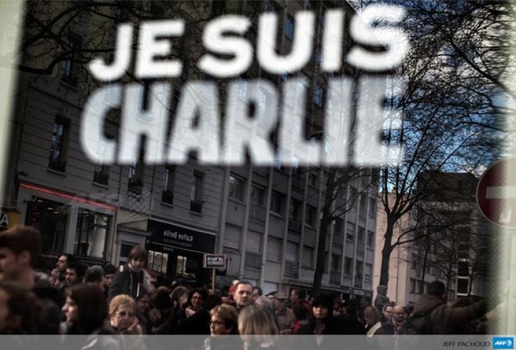 Illustration de l'article : Les plus belles images de la marche r&eacute;publicaine du 11 janvier 2015
