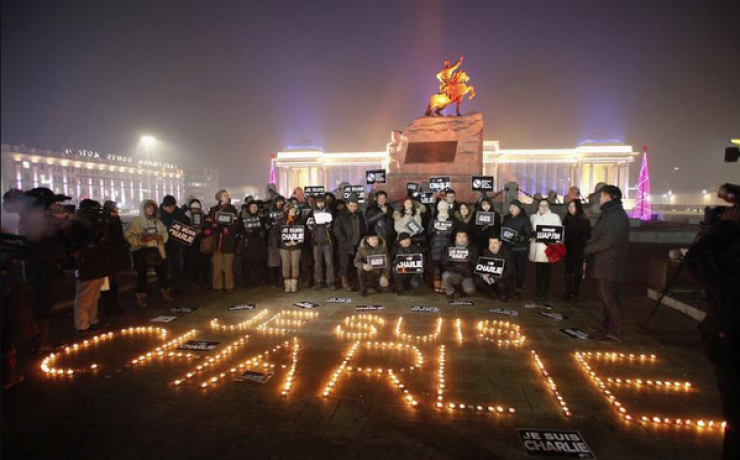 Illustration de l'article : Les plus belles images de la marche r&eacute;publicaine du 11 janvier 2015