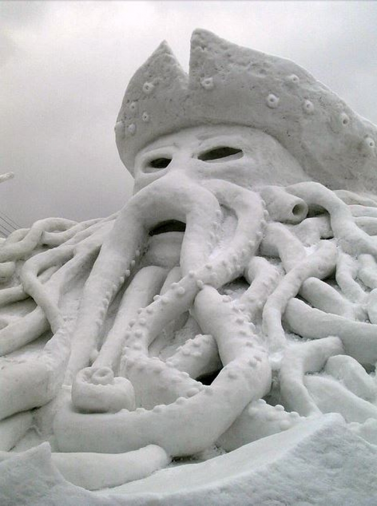 Illustration de l'article : Ces 15 merveilles de sculpture sur neige vont vous scotcher