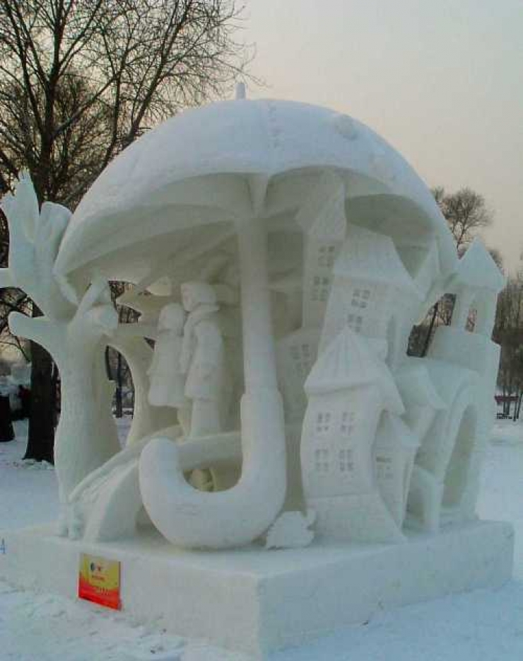 Illustration de l'article : Ces 15 merveilles de sculpture sur neige vont vous scotcher