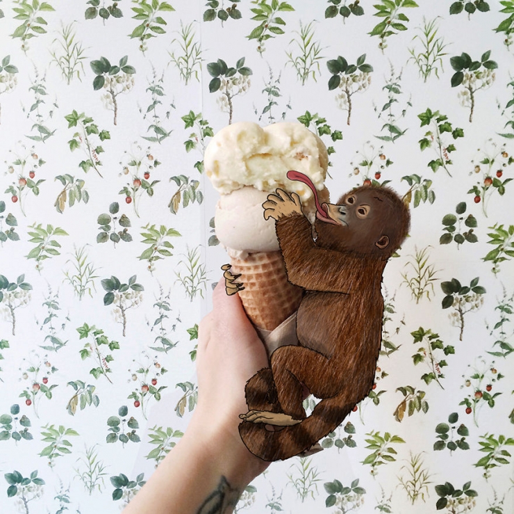 Illustration de l'article : 20 photos de New York auxquelles ont &eacute;t&eacute; ajout&eacute;s d'amusants personnages, par Eliska Podzimkova