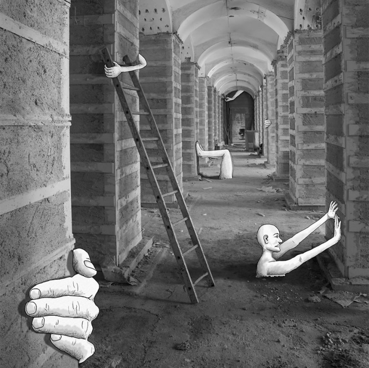 Illustration de l'article : 20 photos de New York auxquelles ont &eacute;t&eacute; ajout&eacute;s d'amusants personnages, par Eliska Podzimkova