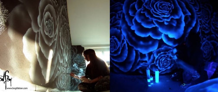 Illustration de l'article : Cette pi&egrave;ce parait banale pourtant lorsqu'on &eacute;teint la lumi&egrave;re, c'est un tout autre monde!