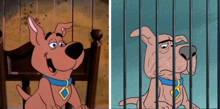 Illustration de l'article : A quoi ressembleraient les personnages de Scooby-Doo aujourd'hui ?