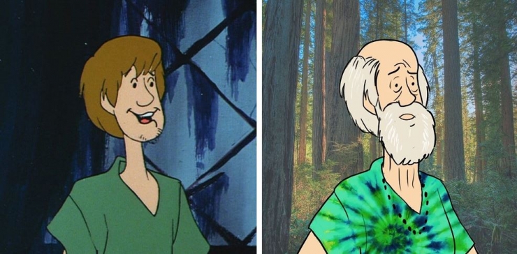 Illustration de l'article : A quoi ressembleraient les personnages de Scooby-Doo aujourd'hui ?