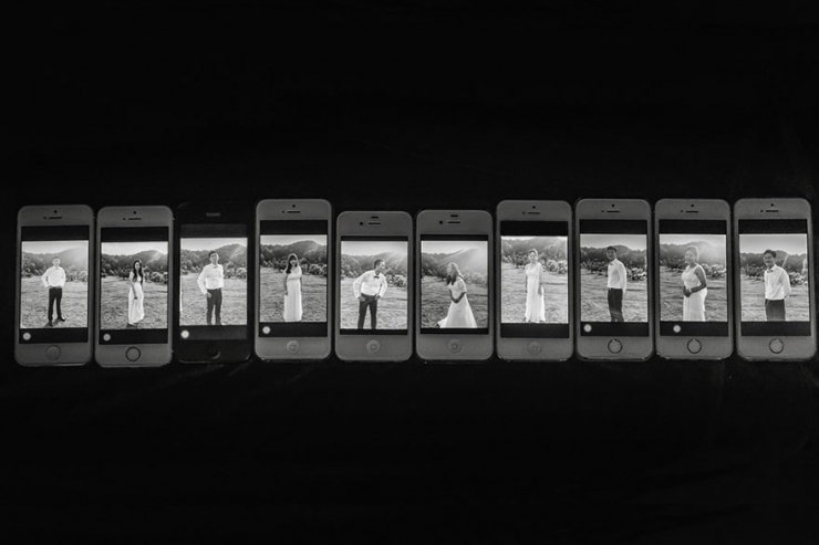 Illustration de l'article : Voici 50 id&eacute;es de photos originales &agrave; faire lors d'un mariage! Ca pourrait vous servir!