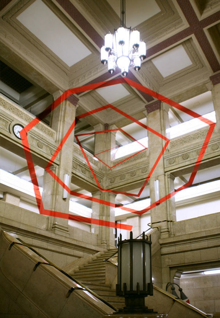 Illustration de l'article : Ce que vous voyez n'existe pas vraiment, d&eacute;couvrez cet impressionnant ph&eacute;nom&egrave;ne d'illusion qu'on appelle l'Anamorphose!