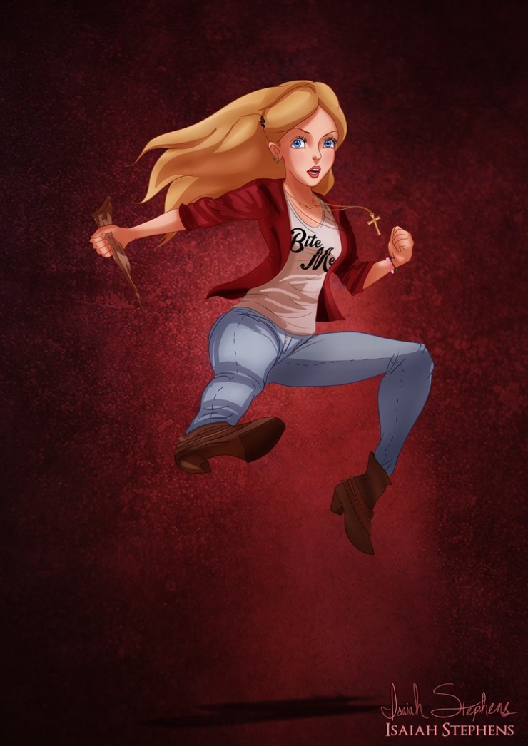 Illustration de l'article : Alice relook&eacute;e en Buffy, Cruella en Lady Gaga ou Ursula en Beyonc&eacute;, ces clich&eacute;s sont juste &eacute;normes!