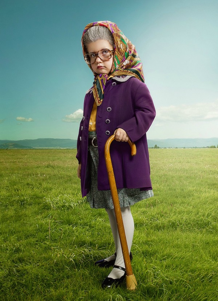 Illustration de l'article : Quand on demande &agrave; des enfants de s'habiller comme des personnes &acirc;g&eacute;es...C'est hilarant!  