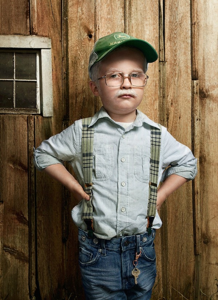 Illustration de l'article : Quand on demande &agrave; des enfants de s'habiller comme des personnes &acirc;g&eacute;es...C'est hilarant!  