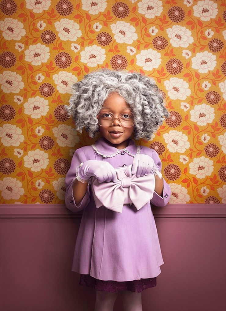 Illustration de l'article : Quand on demande &agrave; des enfants de s'habiller comme des personnes &acirc;g&eacute;es...C'est hilarant!  