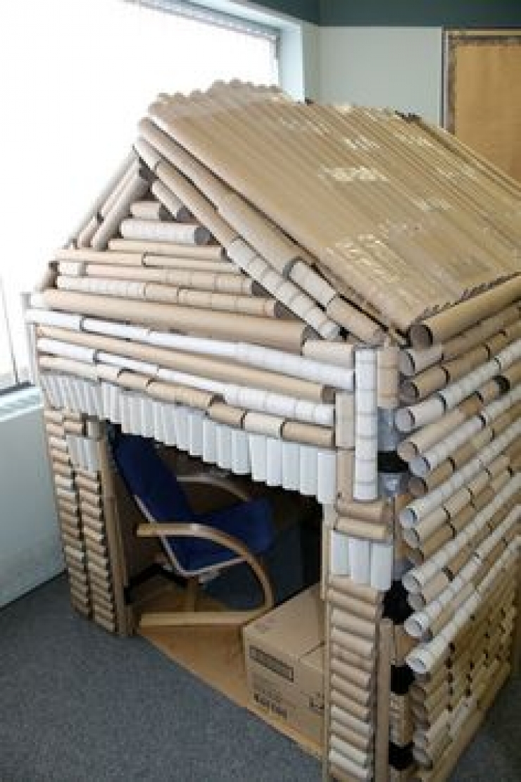 Illustration de l'article : 50 id&eacute;es d&eacute;co pour recycler vos rouleaux de papier toilette! Vive le recyclage!