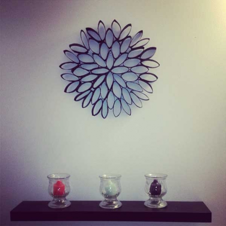 Illustration de l'article : 50 id&eacute;es d&eacute;co pour recycler vos rouleaux de papier toilette! Vive le recyclage!