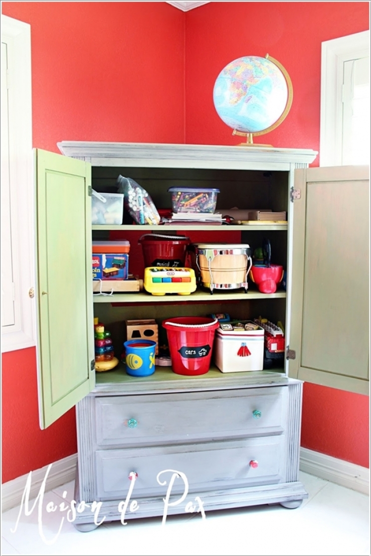 Illustration de l'article : Relooking, recyclage et d&eacute;tournement, voici 31 id&eacute;es sympa pour vos armoires!