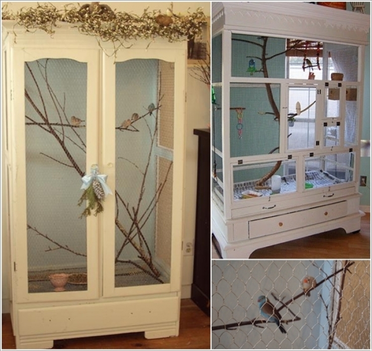 Illustration de l'article : Relooking, recyclage et d&eacute;tournement, voici 31 id&eacute;es sympa pour vos armoires!