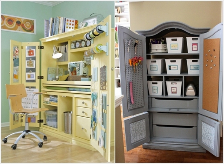 Illustration de l'article : Relooking, recyclage et d&eacute;tournement, voici 31 id&eacute;es sympa pour vos armoires!