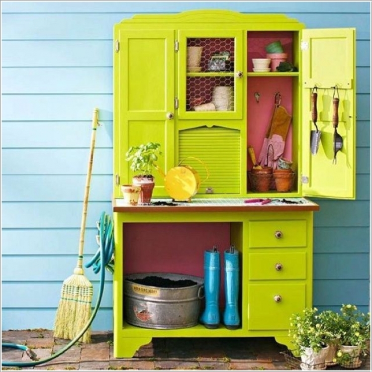 Illustration de l'article : Relooking, recyclage et d&eacute;tournement, voici 31 id&eacute;es sympa pour vos armoires!