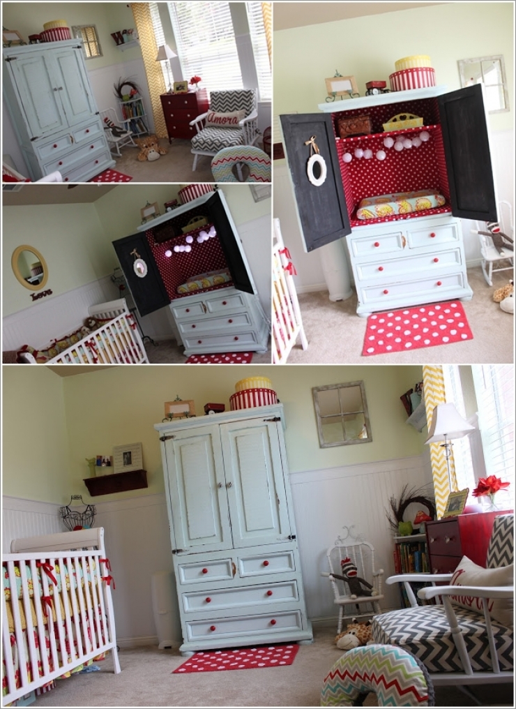 Illustration de l'article : Relooking, recyclage et d&eacute;tournement, voici 31 id&eacute;es sympa pour vos armoires!