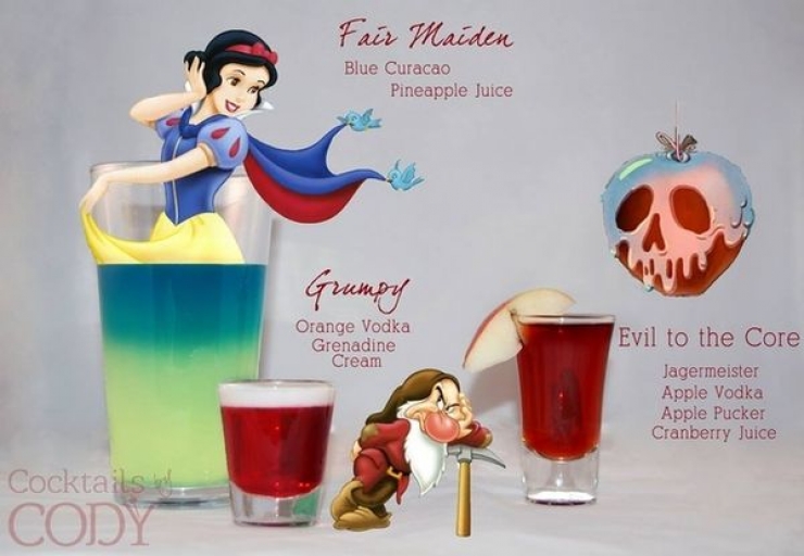 Illustration de l'article : Les cocktails à l'image des personnages Disney !