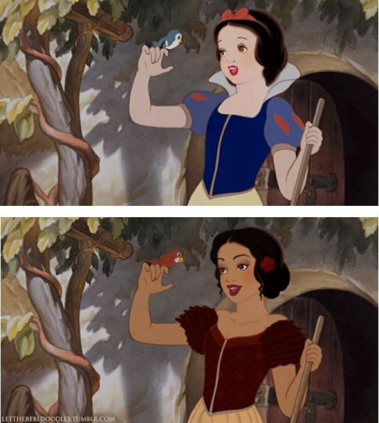 Illustration de l'article : Et si les princesses Disney changeaient de nationalité ?!