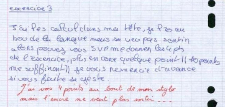 Illustration de l'article : Ces professeurs qui ont un sacré sens de la répartie lorsqu'ils corrigent les copies