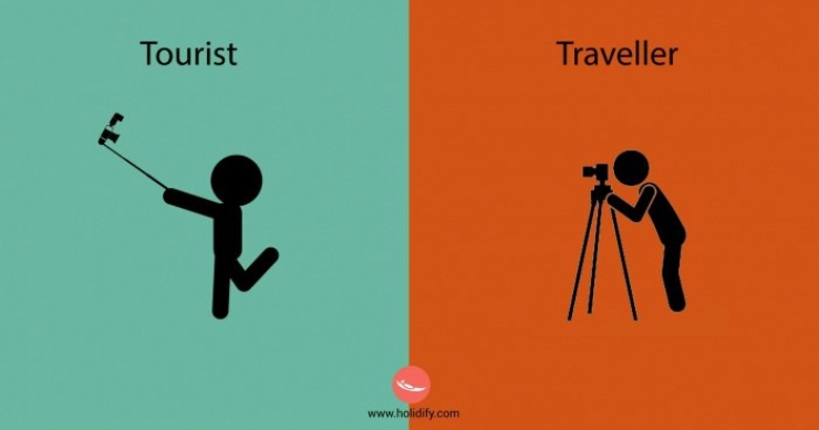 Illustration de l'article : 11 astuces pour mieux comprendre la diff&eacute;rence entre un touriste et un voyageur.