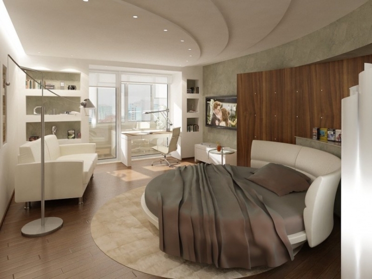 Illustration de l'article : Trouvez votre inspiration dans cette sélection de chambres contenant des lits ronds… 