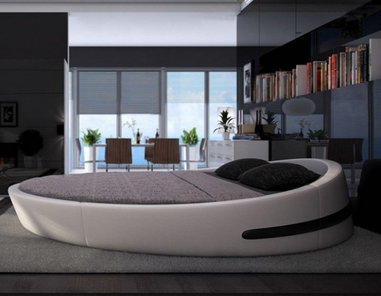 Illustration de l'article : Trouvez votre inspiration dans cette sélection de chambres contenant des lits ronds… 