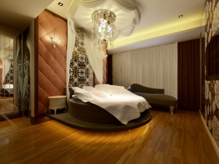 Illustration de l'article : Trouvez votre inspiration dans cette sélection de chambres contenant des lits ronds… 