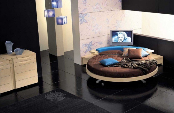 Illustration de l'article : Trouvez votre inspiration dans cette sélection de chambres contenant des lits ronds… 