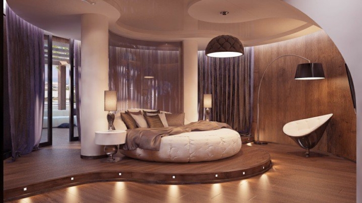 Illustration de l'article : Trouvez votre inspiration dans cette sélection de chambres contenant des lits ronds… 