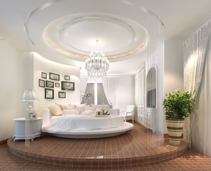 Illustration de l'article : Trouvez votre inspiration dans cette sélection de chambres contenant des lits ronds… 
