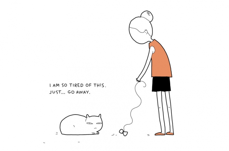 Illustration de l'article : Si votre chat pouvait parler (7 photos)