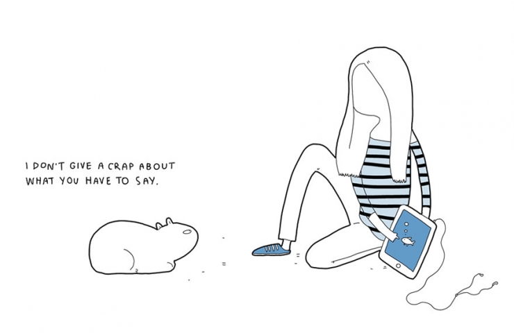 Illustration de l'article : Si votre chat pouvait parler (7 photos)