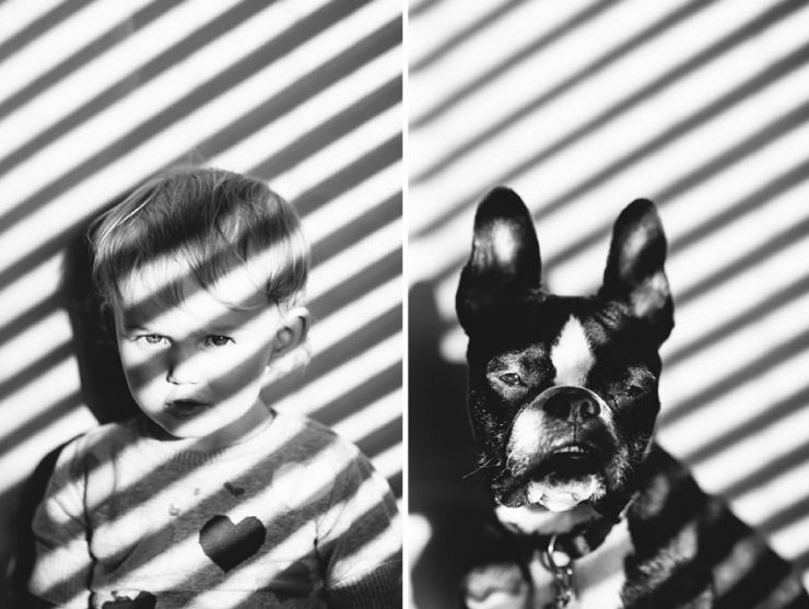 Illustration de l'article : Elle photographie sa fille et son chien avec les mêmes poses, décors et vêtements