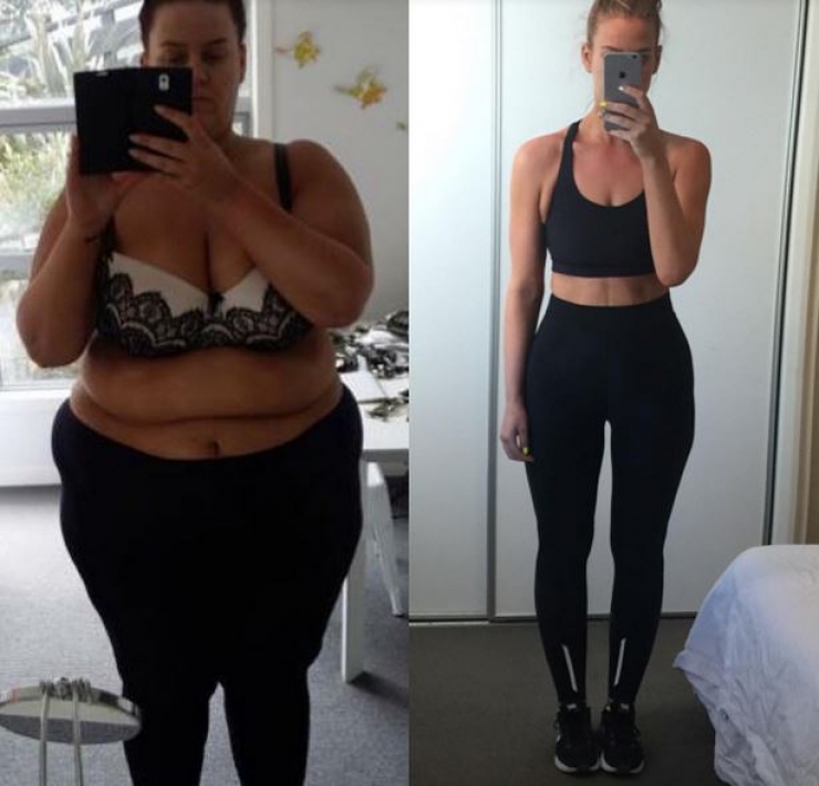 Illustration de l'article : Les gens l'insultent sur facebook en expliquant qu'elle truque sa perte de poids... Pour faire taire tout le monde, elle a d&eacute;cid&eacute; de poster cette photo ! 