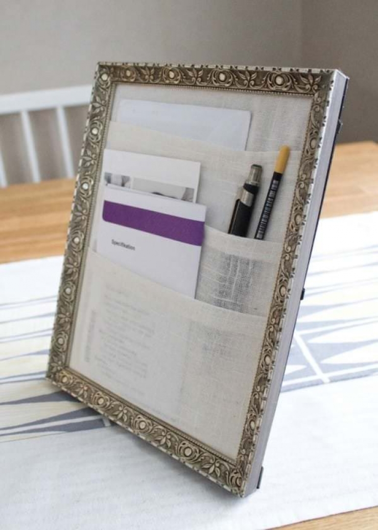 Illustration de l'article : 14 brillantes mani&egrave;res de r&eacute;utiliser vos vieux cadres