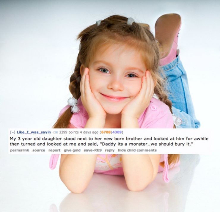 Illustration de l'article : Top 12 des trucs les plus flippants que des enfants ont pu sortir à leurs parents... Le 5 fait vraiment peur !