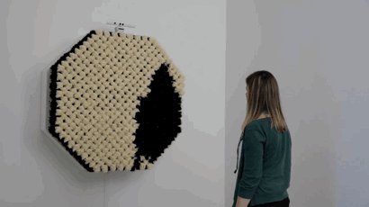Illustration de l'article : Un miroir de fourrure interactif signé Daniel Rozin