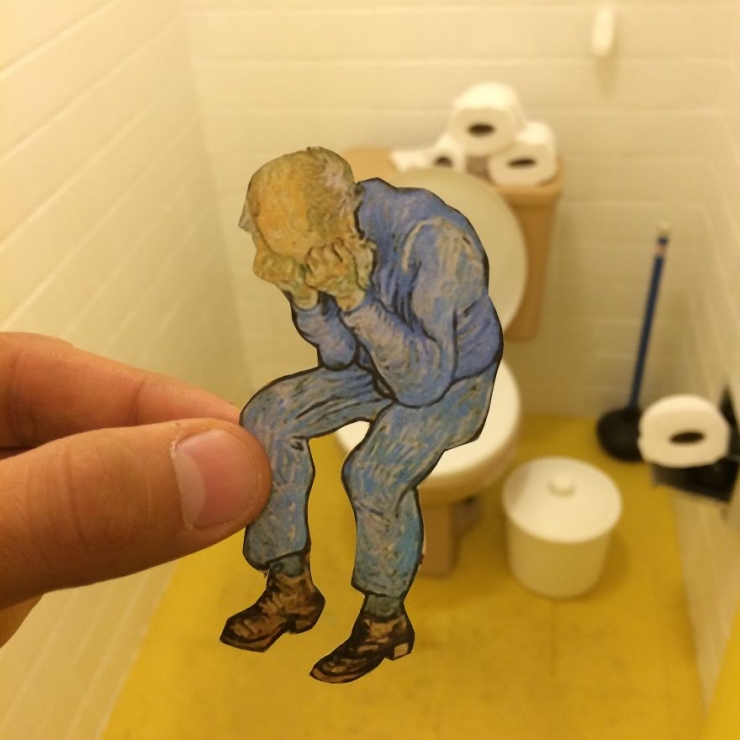 Illustration de l'article : Quand les personnages de c&eacute;l&egrave;bres toiles de ma&icirc;tres partent en vadrouille