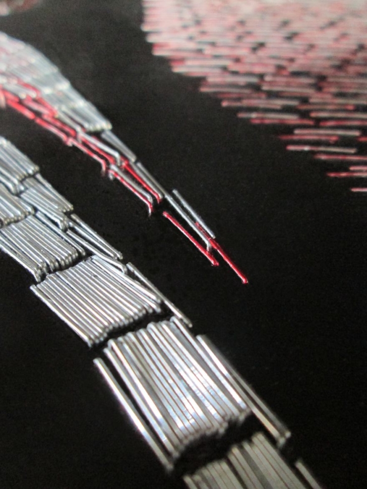 Illustration de l'article : Cet artiste dessine des personnages de Star Wars avec... des agrafes