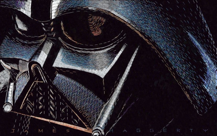Illustration de l'article : Cet artiste dessine des personnages de Star Wars avec... des agrafes