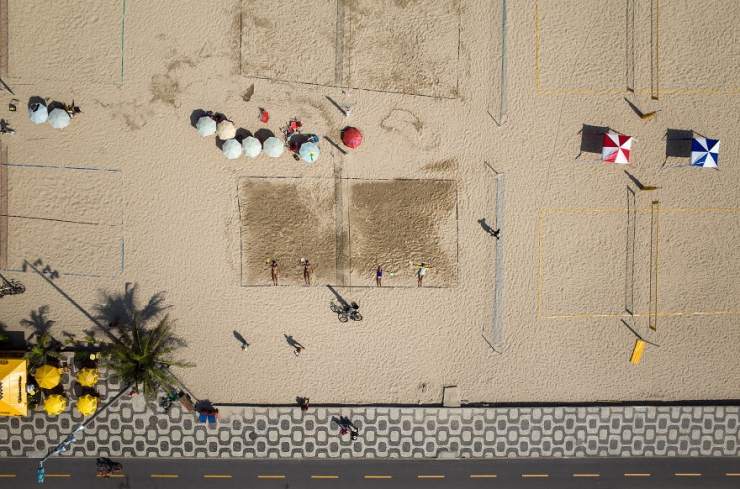 Illustration de l'article : Ils photographient les sportifs br&eacute;siliens depuis le ciel. Des clich&eacute;s vertigineusement impressionnants !  
