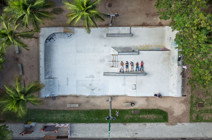 Illustration de l'article : Ils photographient les sportifs br&eacute;siliens depuis le ciel. Des clich&eacute;s vertigineusement impressionnants !  