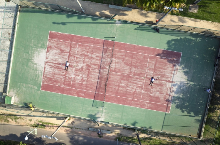 Illustration de l'article : Ils photographient les sportifs br&eacute;siliens depuis le ciel. Des clich&eacute;s vertigineusement impressionnants !  