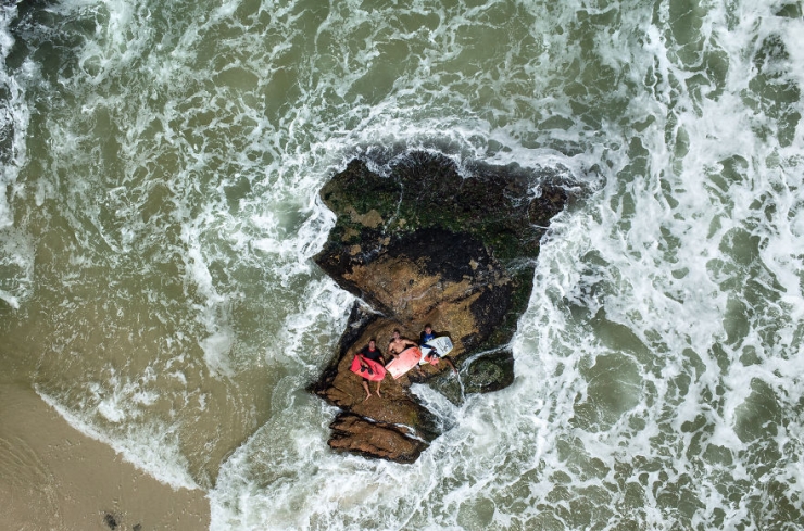 Illustration de l'article : Ils photographient les sportifs br&eacute;siliens depuis le ciel. Des clich&eacute;s vertigineusement impressionnants !  