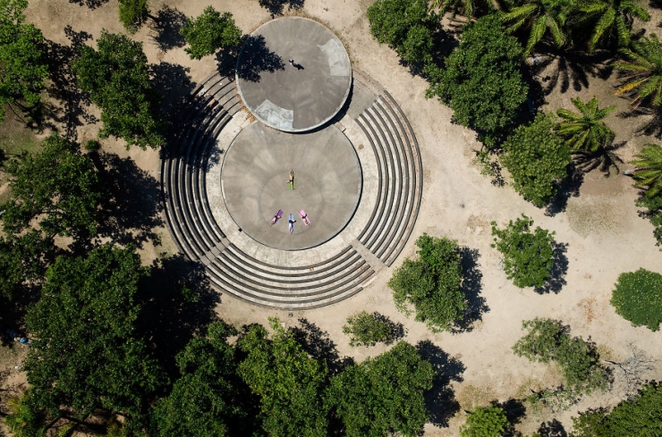 Illustration de l'article : Ils photographient les sportifs br&eacute;siliens depuis le ciel. Des clich&eacute;s vertigineusement impressionnants !  