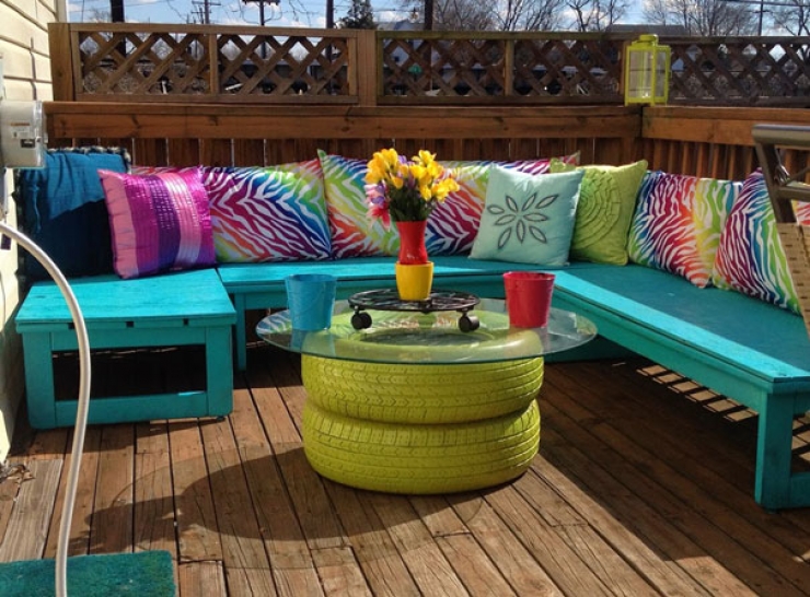 Illustration de l'article : 20 brillantes id&eacute;es de recyclages de pneus